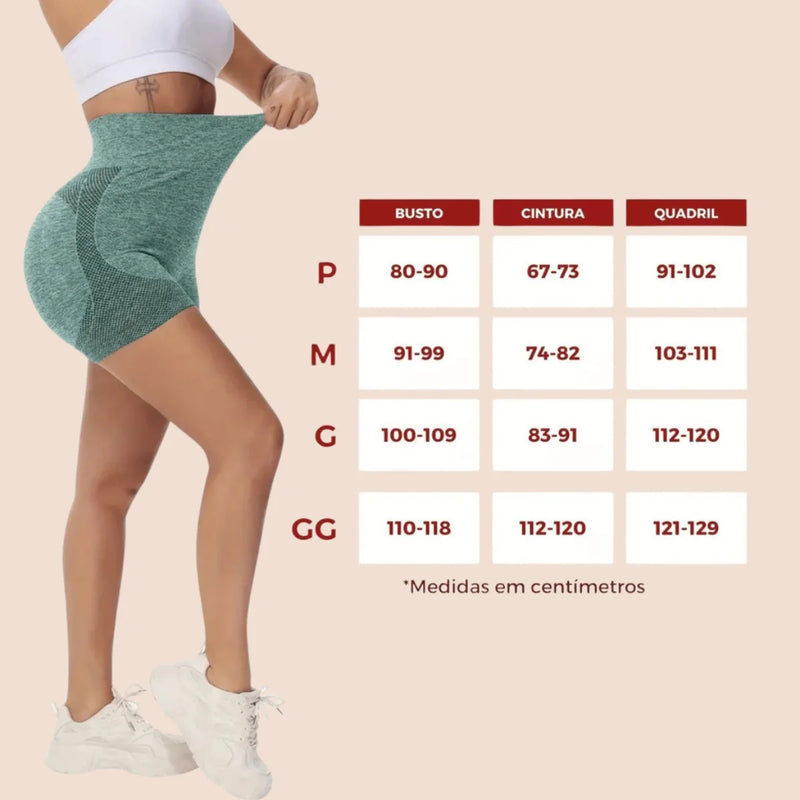 Short Levanta Bumbum Academia – Realce Natural das Curvas!