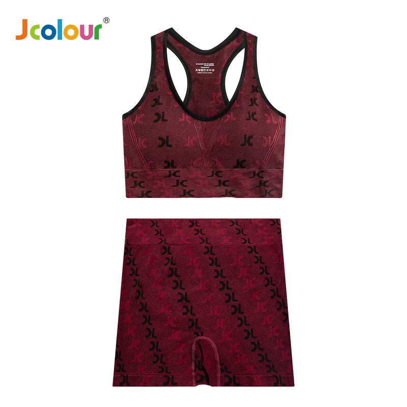 Conjunto PowerFit 2 em 1 – Top + Shorts Legging para Treinos com Estilo