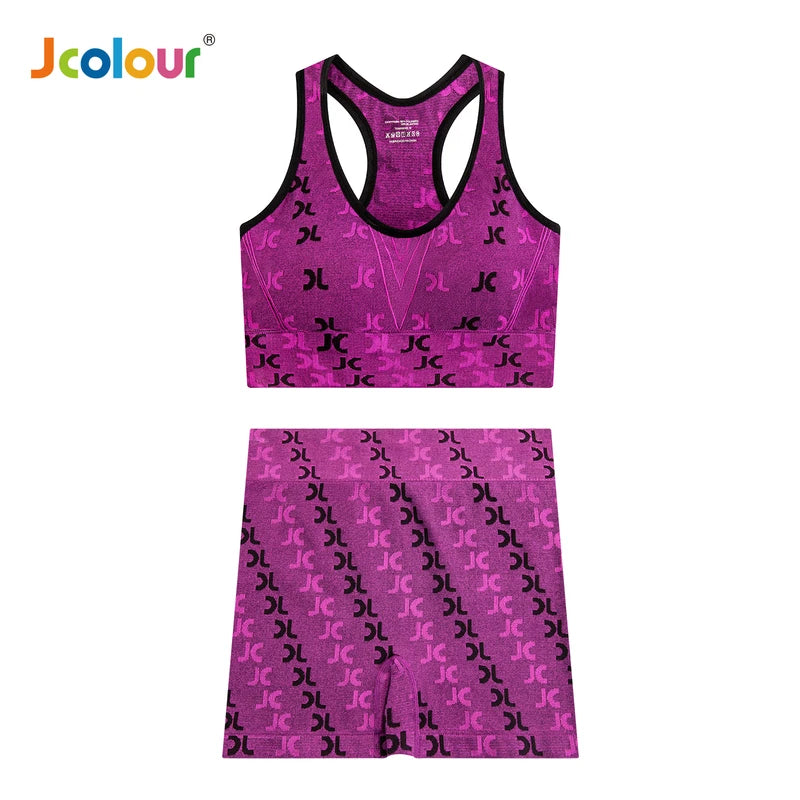 Conjunto PowerFit 2 em 1 – Top + Shorts Legging para Treinos com Estilo