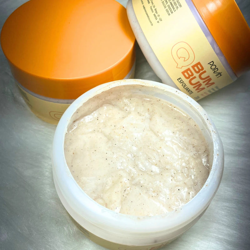 Esfoliante Corporal Vegano Q Bum Bum – Pele Renovada e Toque Aveludado